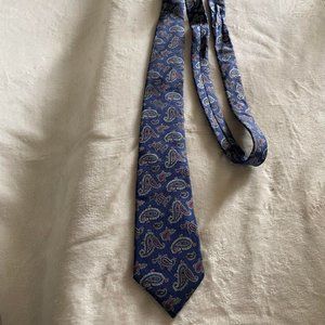 EUC Royal Knight Blue 100% Silk Tie